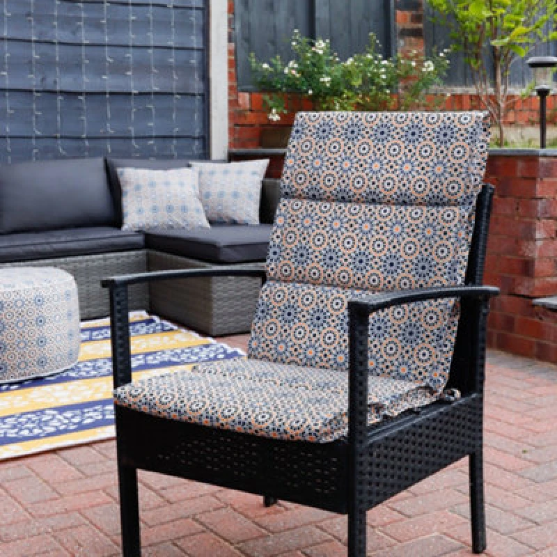 Image of Streetwize Outdoor Casablanca Full Length Seat Cushion Garden Cushions One Size Multi 38151399000