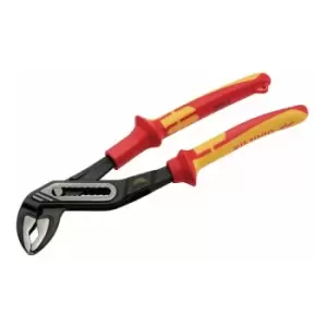 Image of XP1000 VDE Water Pump Pliers, 250mm, Tethered 99058 - Draper