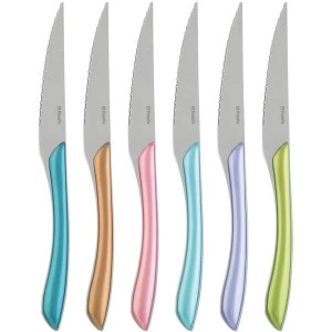 Image of Amefa Eclat Steak Set 24 Piece Metallics