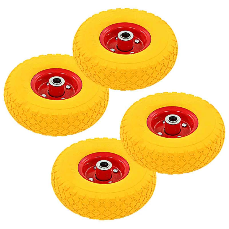 Image of VIDAXL Sack Truck Wheels 4 pcs Solid pu 3.00-4 (245x82) Vidaxl 142974