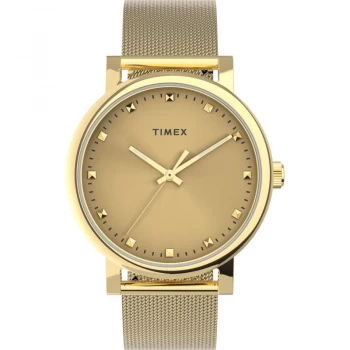 Image of Timex Gold 'Essential' Chronograph Classical Watch - TW2U05400