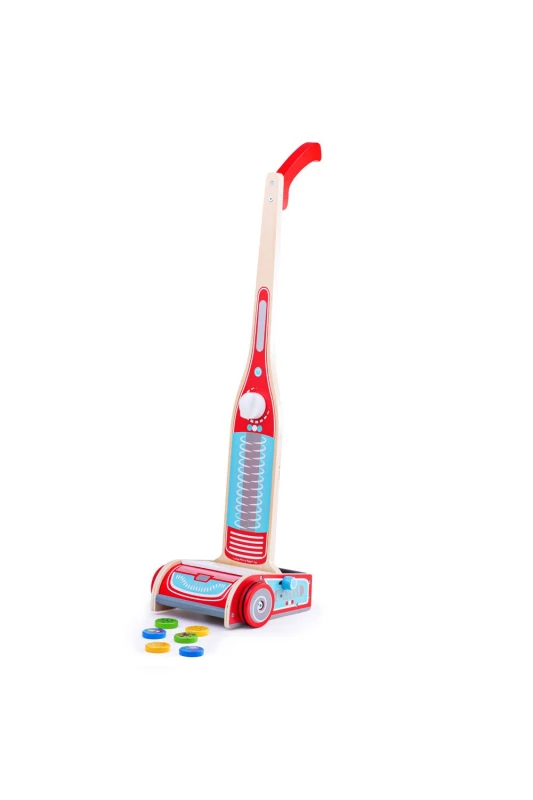 Image of Bigjigs Toys Upright Vacuum Toy Natural