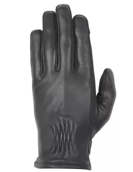 Image of Helstons Candy Summer Leather Black Beige Gloves T7