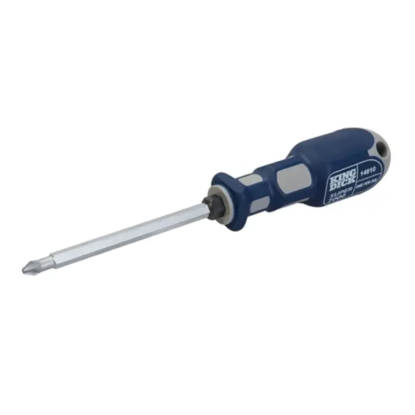 Image of King Dick 1 for 6 Screwdriver 100mm - PZ1, PZ2, PZ3 & PH1, PH2, PH3