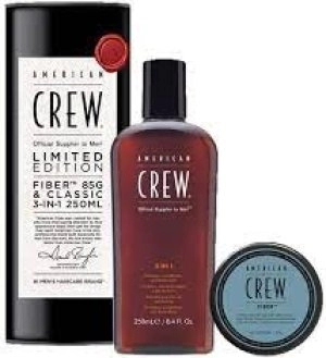 Image of American Crew Gift Fiber 85g and Daily Deep Moisturizing Shampoo 250ml