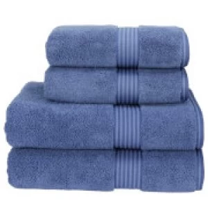 Image of Christy Supreme Hygro Towels - Deep Sea Blue - Bath Sheet (Set of 2) - Blue