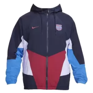 Image of 2021-2022 Barcelona Heritage Woven Jacket (Noble Red)
