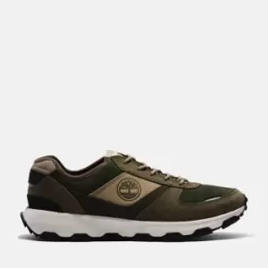 Image of Timberland Winsor Park Trainer For Men In Green Dark Green, Size 7