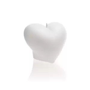 Image of Heart Smooth Candle &ndash; White