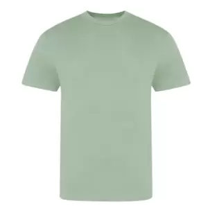 Image of Awdis Unisex Adult The 100 T-Shirt (XL) (Dusty Green)