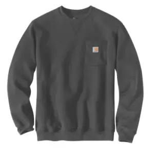 Image of Carhartt Mens Crewneck Pocket Stretch Work Sweatshirt L - Chest 40-42' (101.5-106.5cm)
