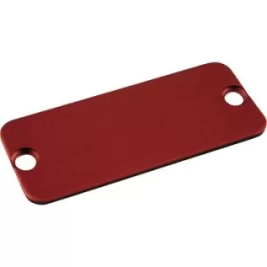 Image of Hammond Electronics 1455PALRD-10 End cover (L x W) 120.5mm x 30.5mm Aluminium Red 10 pc(s)