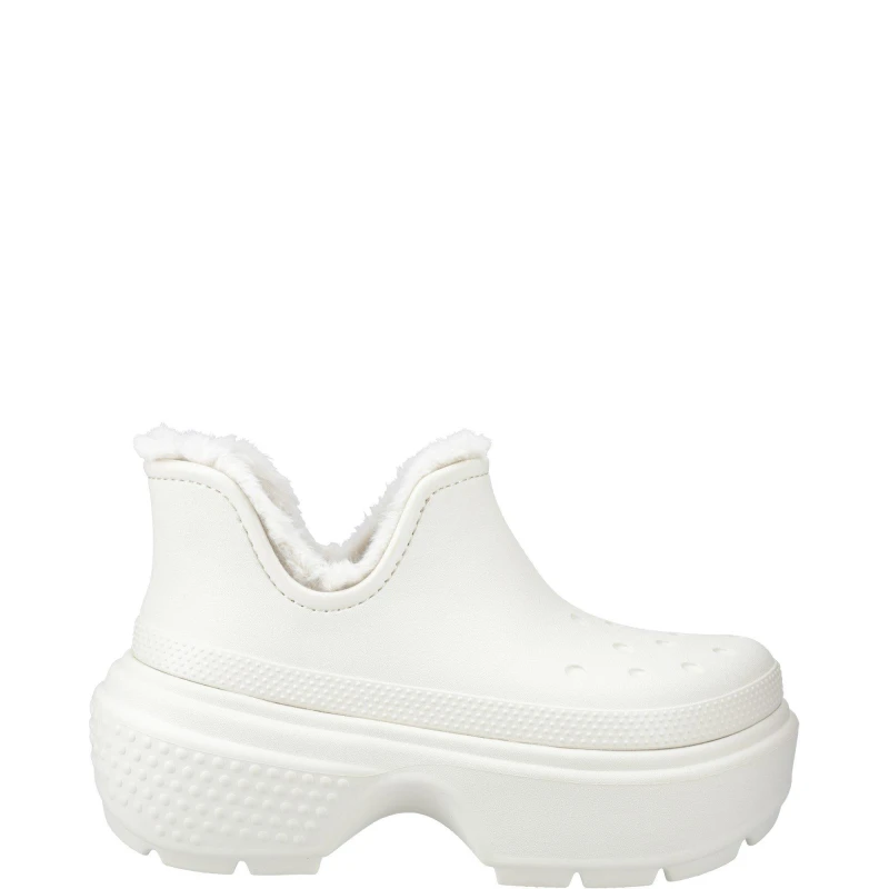 Image of Crocs Unisex Stomp Shorty Boot Boots Linen/Linen W5/M4