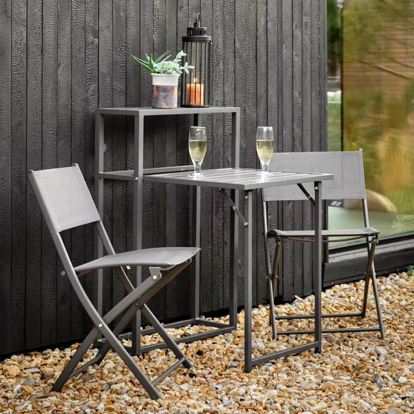 Image of Barham Balcony Set Charcoal
