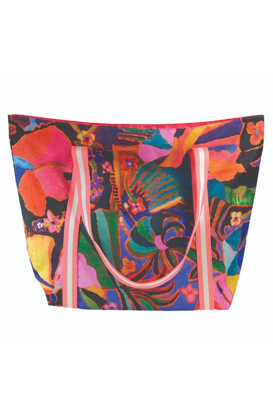 Image of Arthouse Unlimited Large Tote Bag - Psychedelic Dreams, Multi 5.02021E+12