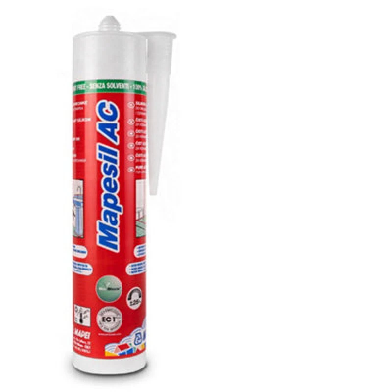Image of Mapei Mapesil Ac Mould Resistant Silicone 999 Transparent 310Ml