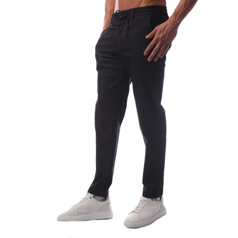 Image of Boss Mens Tailored Fit Trousers Black male 32W R