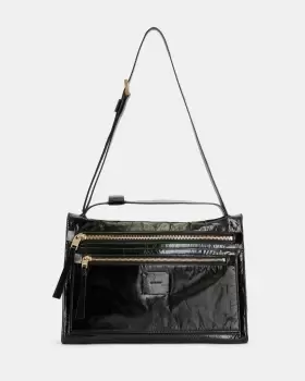 Image of AllSaints Renee Leather Shoulder Bag