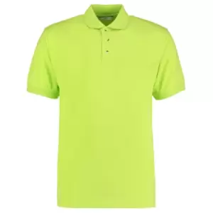 Image of Kustom Kit Workwear Mens Short Sleeve Polo Shirt (S) (Lime)