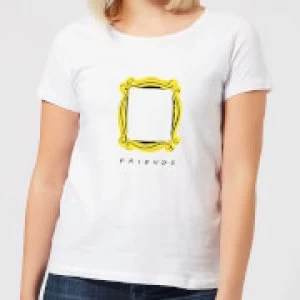 Image of Friends Frame Womens T-Shirt - White - M