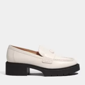 Image of Coach Leah Leather Loafers - UK 6