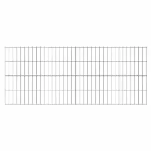 Image of Vidaxl 2D Garden Fence Panels 2.008X0.83 M 4 M (total Length) Silver