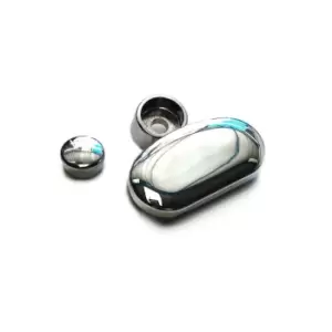 Image of GTV Small Fitting Parts Metal Glass Cap Mirror Decoration Element - Colour Chrom