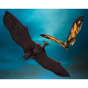 Image of Godzilla: King of the Monsters 2019 S.H. MonsterArts Action Figure 2-Pack Mothra & Rodan