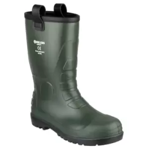 Image of Footsure 97 PVC Rigger Safety Wellingtons / Mens Boots (7 UK) (Green) - Green