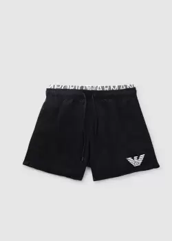 Image of Emporio Armani Mens Swim Shorts In Black