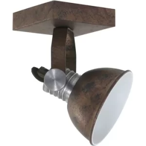 Image of Sienna Brooklyn Single Spotlight Brown Spotted, Metal