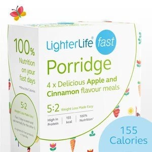 Image of 52 LighterLife Fast Apple and Cinnamon Porridge x4