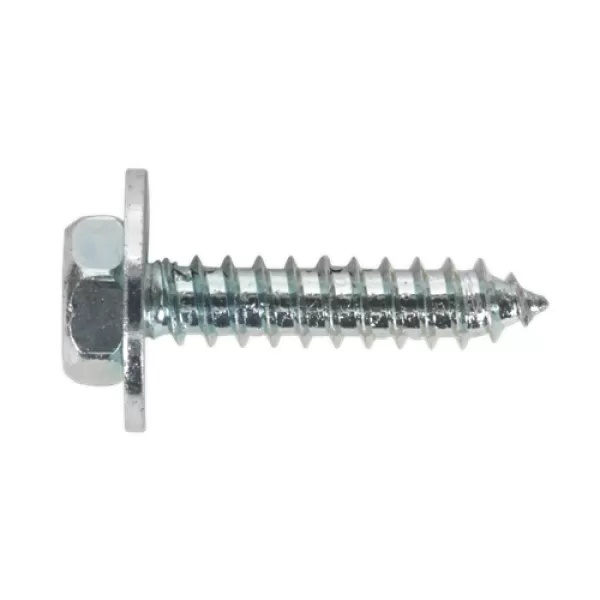 Image of Sealey ASW8 Acme Screw with Captive Washer M8 x 3/4 Zinc BS 7976/6903/B