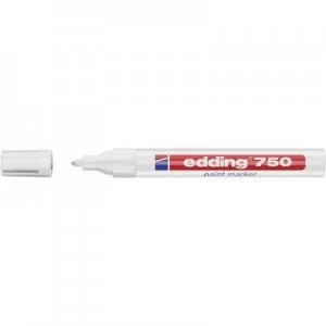 Image of Edding 4-750049 edding 750 Paint marker Paint marker White 2 mm, 4mm /pack