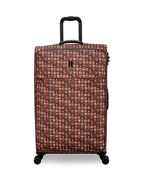 Image of IT Luggage Mellowed Minimals Large Brown Suitcase
