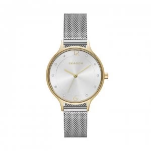 Image of Skagen Anita Silver Watch - Gold