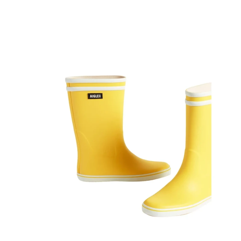 Image of Aigle Malouine 2 Calf Boots yellow/white Women 35 (2.5 to 3);36 (3.5);37 (4);38 (5);39 (5.5 to 6);40 (6.5)