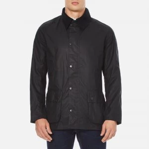 Image of Barbour Heritage Mens Ashby Wax Jacket - Navy - M
