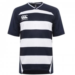 Image of Canterbury Hoop Evader Performance T Shirt - Blue/White