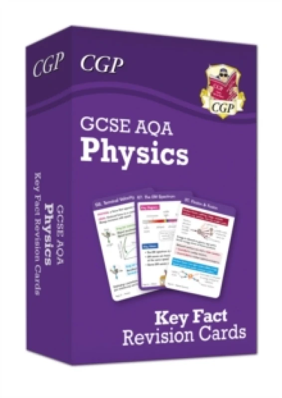 Image of New GCSE Physics AQA Key Fact Revision Cards - Summary cards for quick revision Hardback