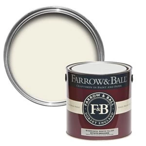 Image of Farrow & Ball Estate Wimborne white No. 239 Matt Emulsion Paint 2.5L