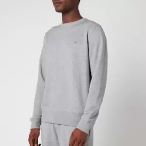 Image of GANT Mens Original Sweatshirt - Grey Melange - S