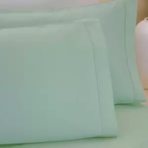Image of Belledorm 200 Thread Count 100% Egyptian Cotton Housewife Pillow Cases, Thyme, Pair