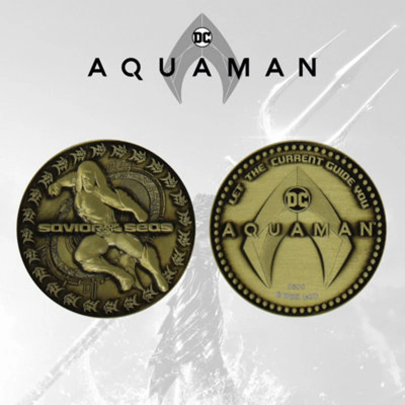 Image of Aquaman Limited Edition Collectible Coin Metallics