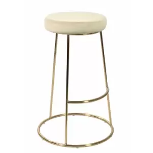 Image of Set Of 2 Opera Bar Stools Champagne