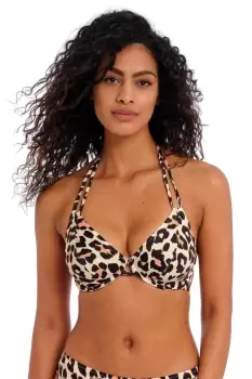 Image of Animal Instinct Uw Halter Bikini Top