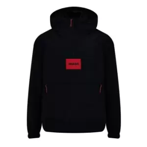 Image of Hugo Logo Windbreaker - Black