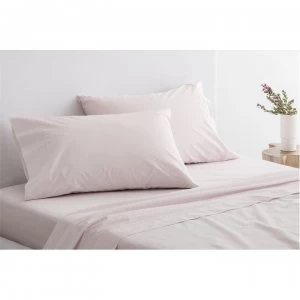 Image of Sheridan Organic 300tc Percale Pillowcases - Shell