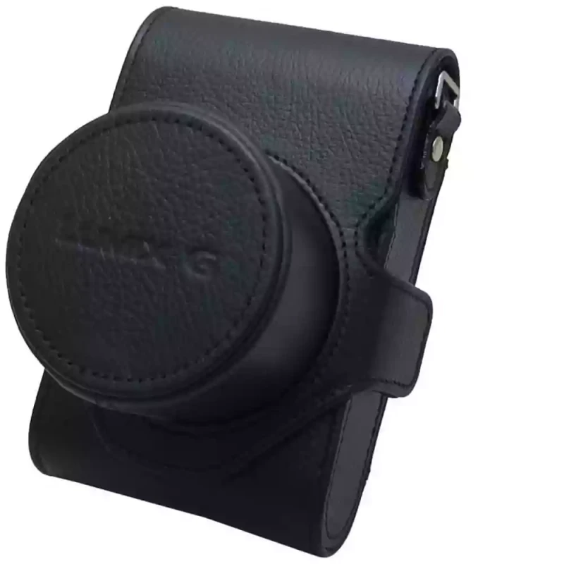 Image of Panasonic Panasonic DMW-CGK28 Lumix Original Leather Case for Panasonic DMC-GM5 / DMC-GM1 Black unisex