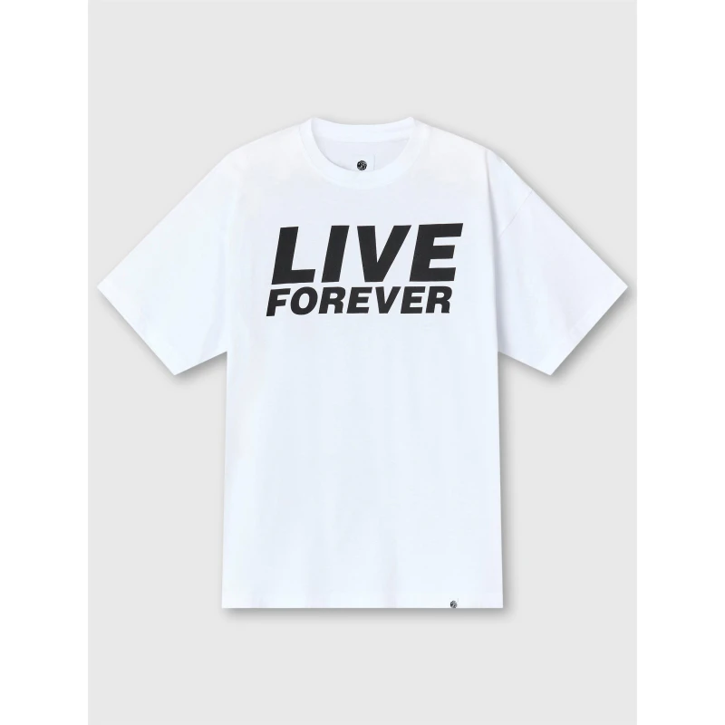 Image of Pretty Green Mens PG Live Forever Tour Regular Fit T-Shirt White male Medium